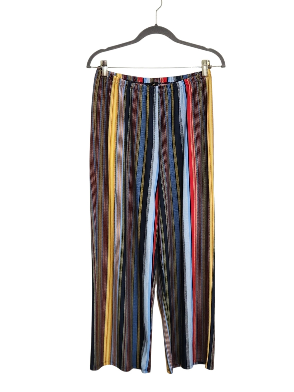 Melissa Paige Multicolor Striped Pull On Pants Size Petite Large